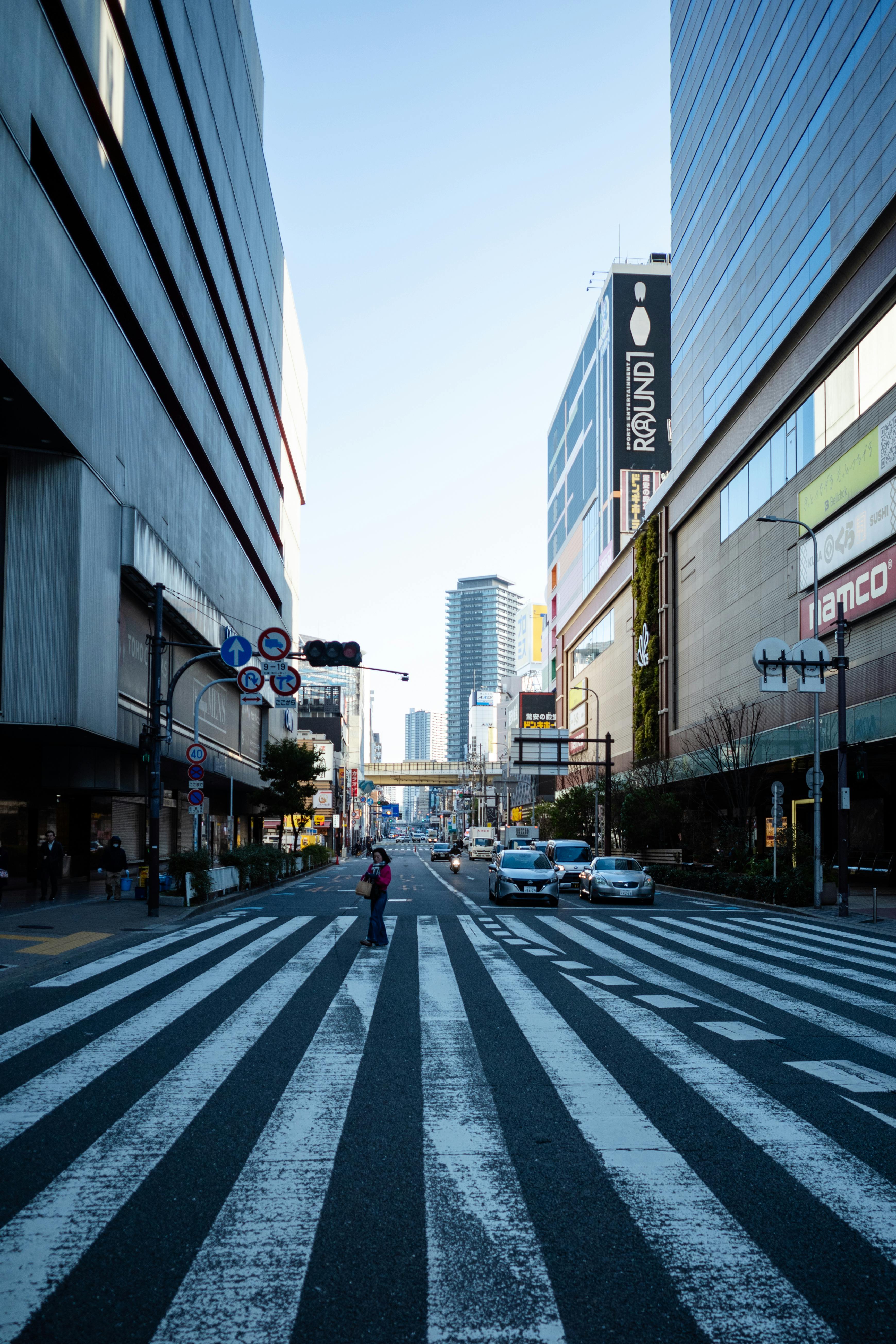 Osaka cityscape and landmarks